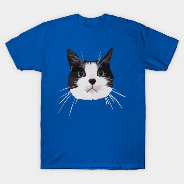 Black Cat T-Shirt by thedailysoe
